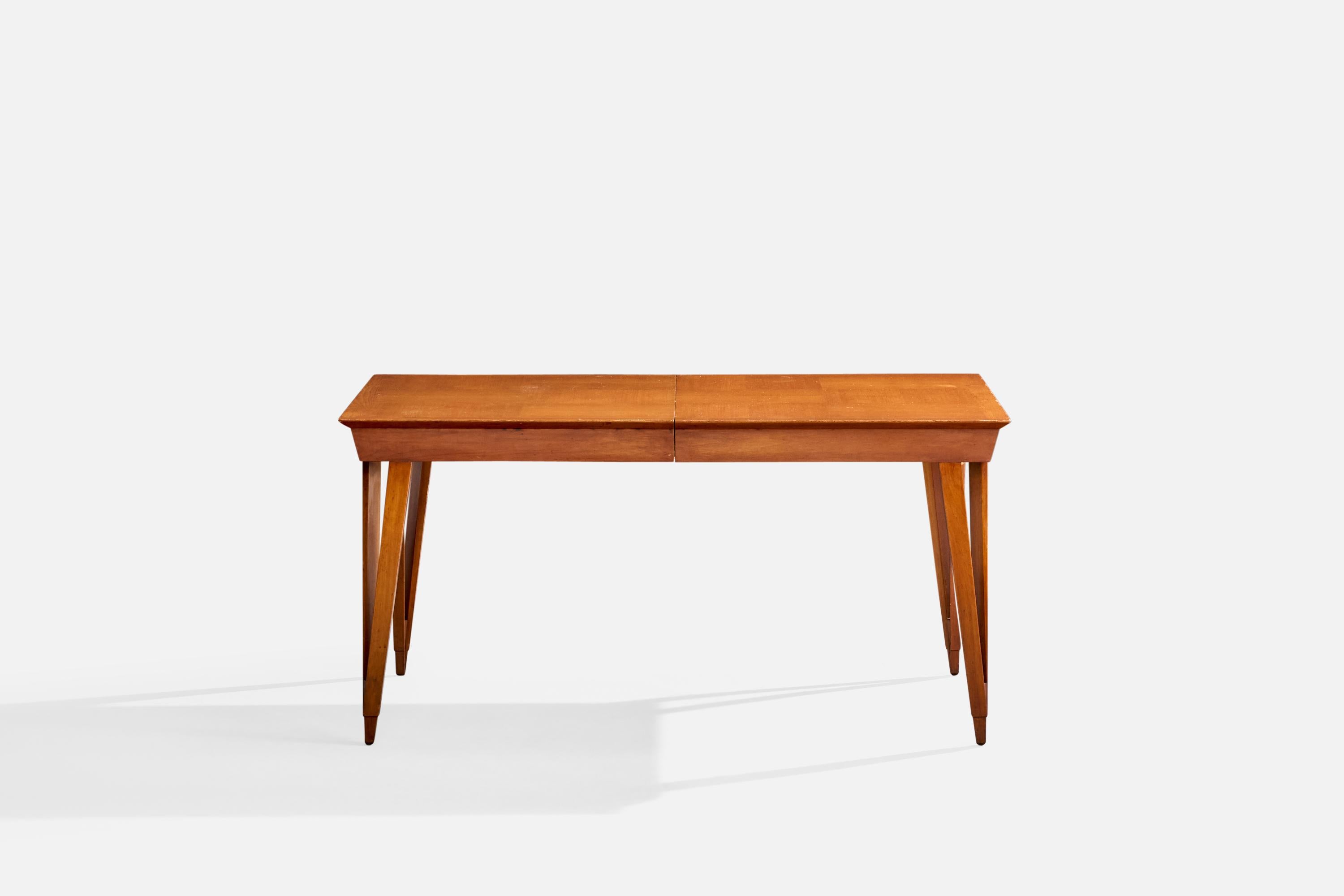 Tavolo da pranzo di design americano, Wood, Stati Uniti, anni '50 In condizioni buone in vendita a High Point, NC