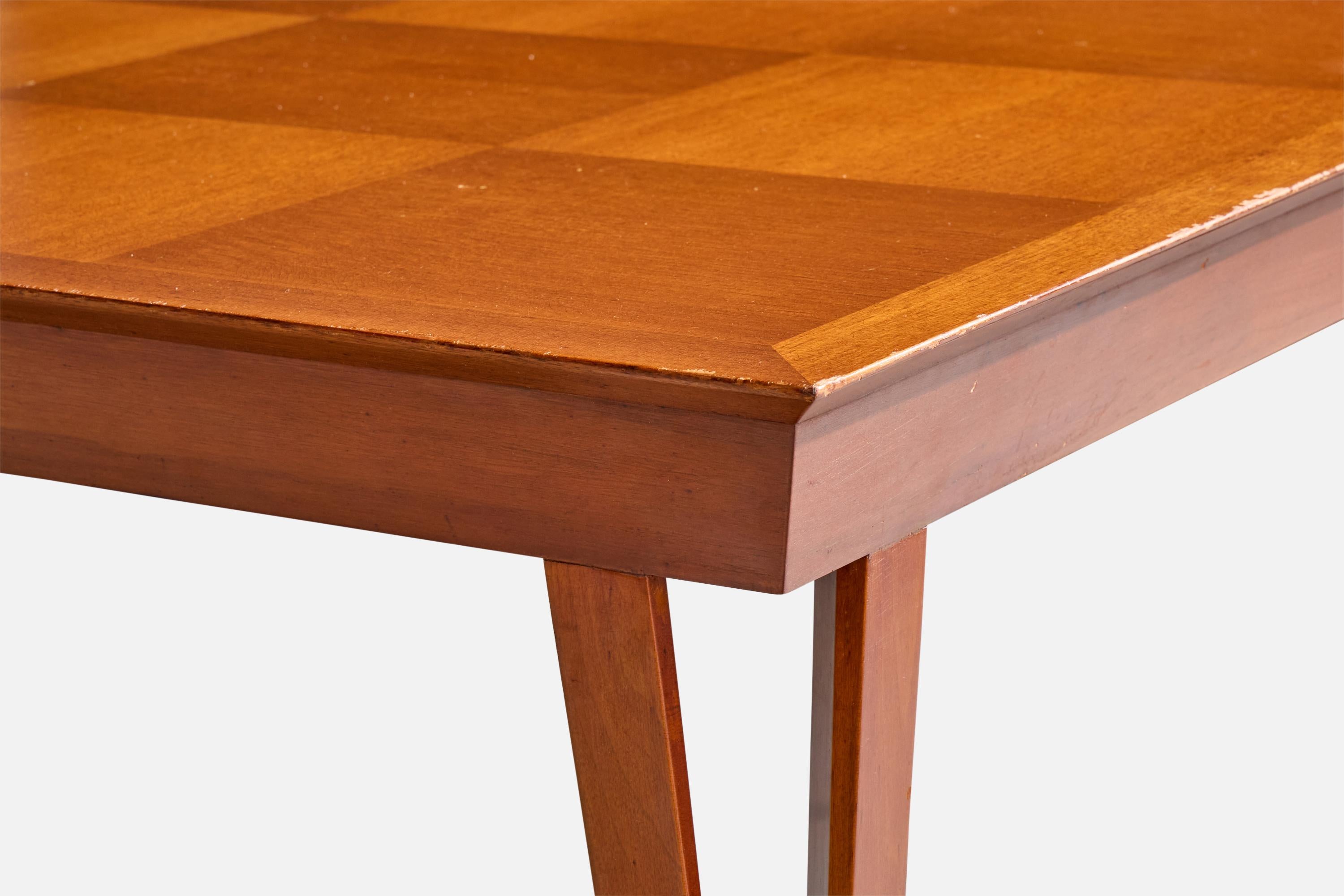 Metà XX secolo Tavolo da pranzo di design americano, Wood, Stati Uniti, anni '50 in vendita