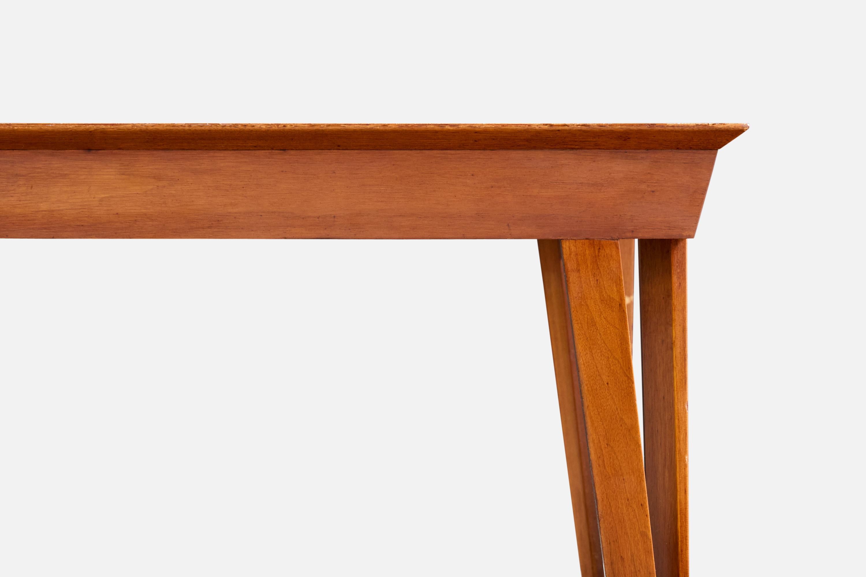 Tavolo da pranzo di design americano, Wood, Stati Uniti, anni '50 in vendita 2