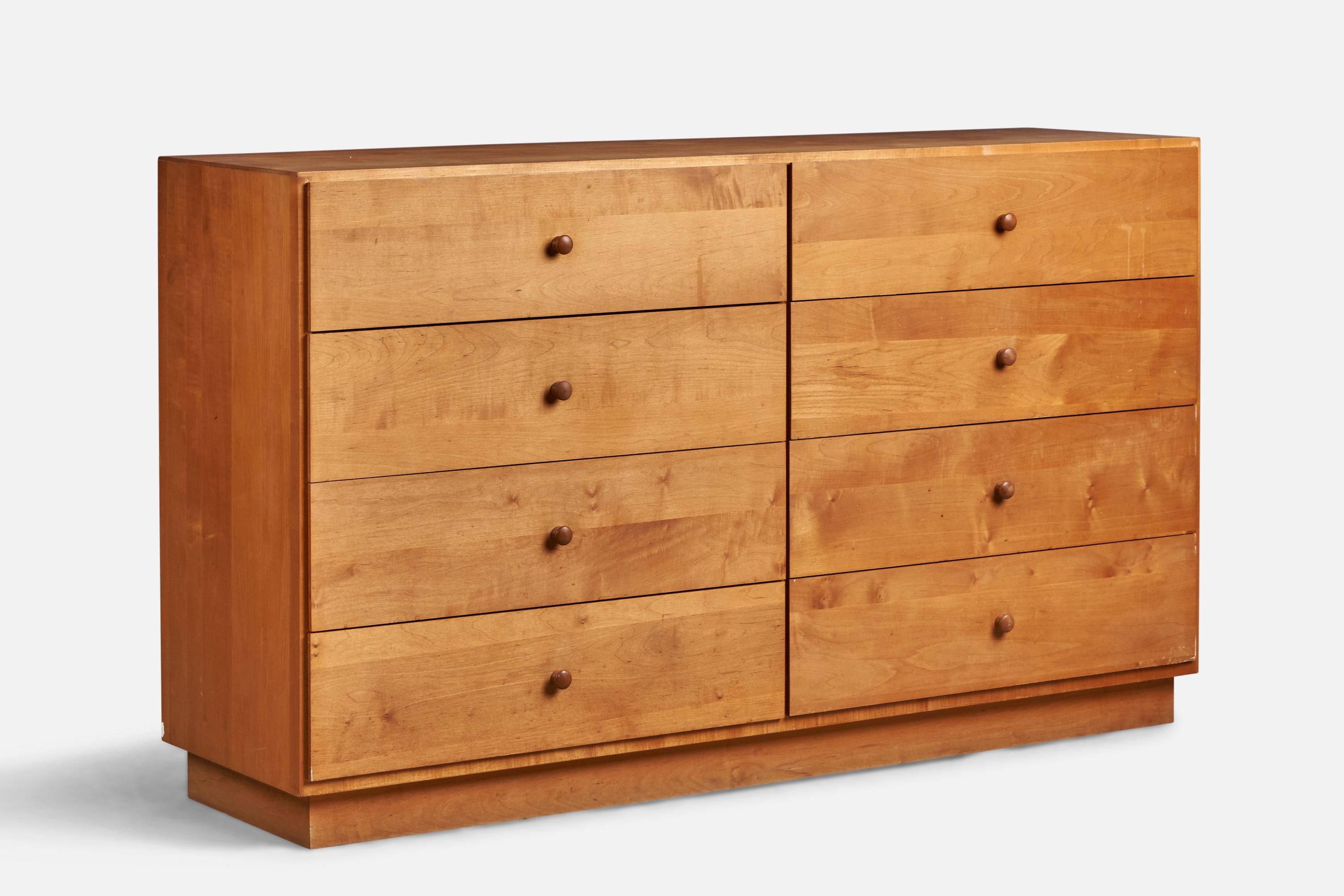 American Designer, Dresser, Maple, USA, 1970s 2