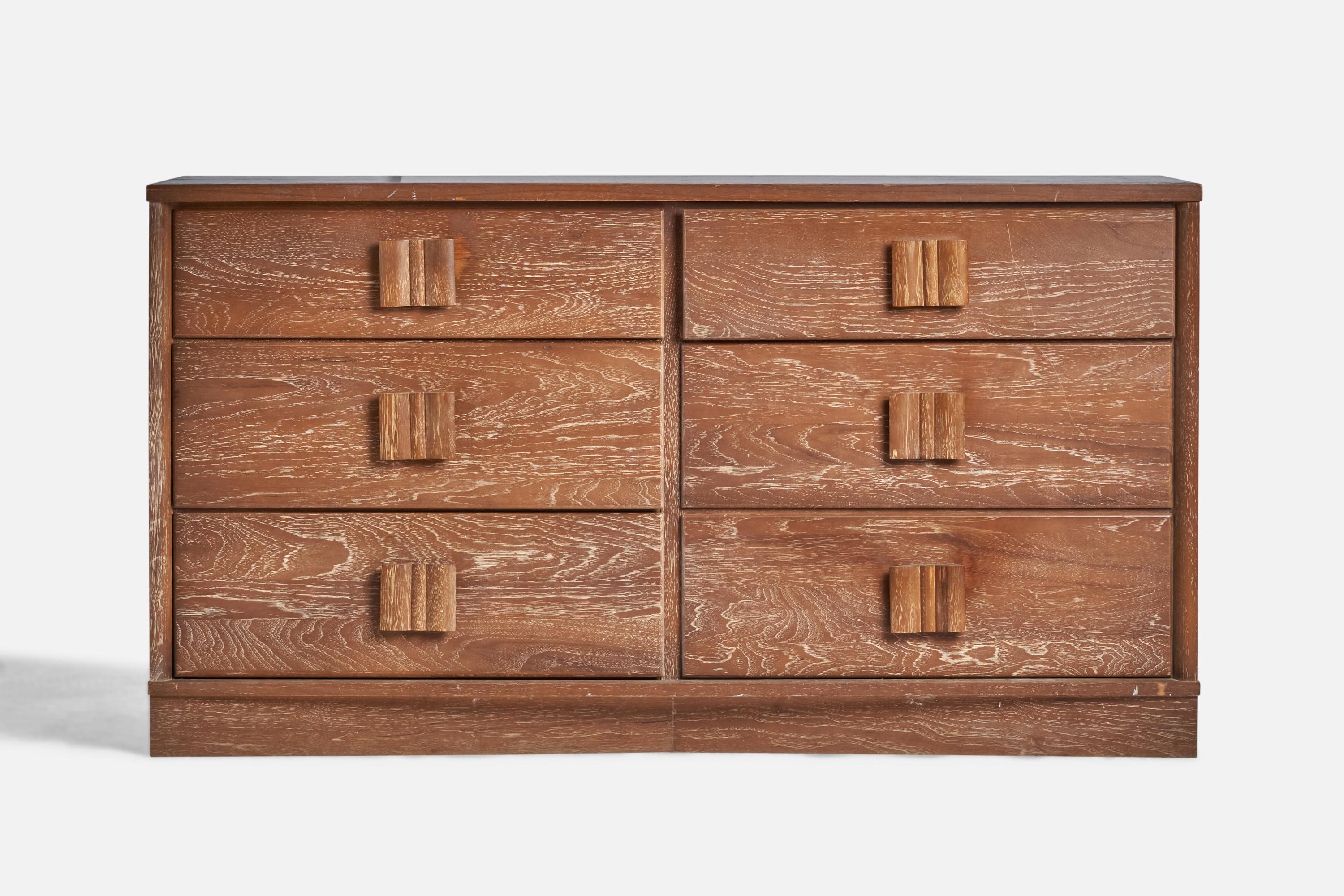 Moderne Designer américain, Dresser, Oak, USA, 1940s en vente