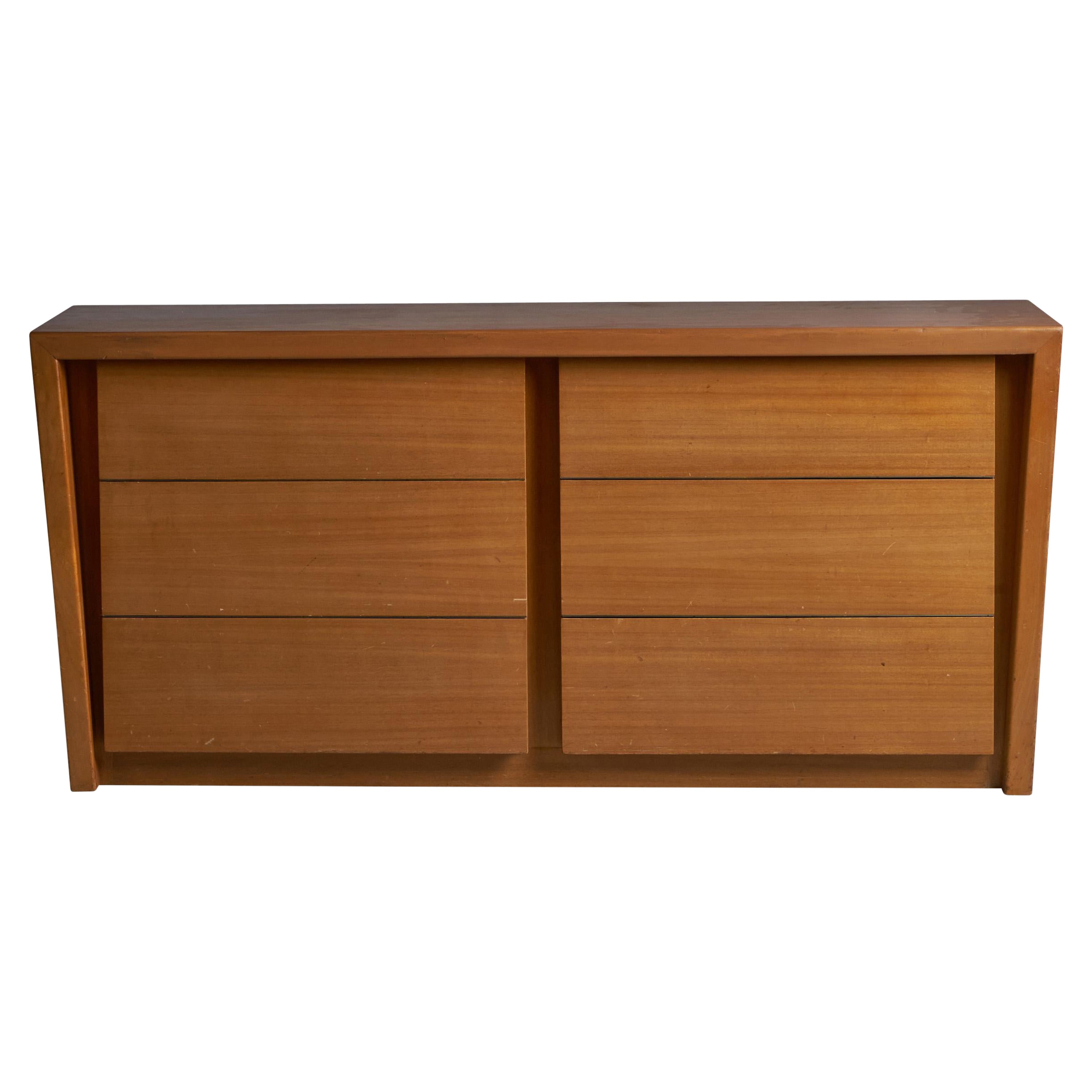 Designer américain, Dresser, Oak, USA, 1950s