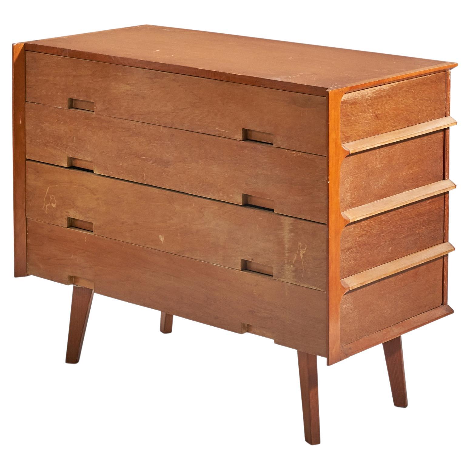 Créateur américain, commode en bois, États-Unis, années 1950