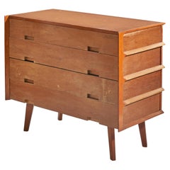 Créateur américain, commode en bois, États-Unis, années 1950