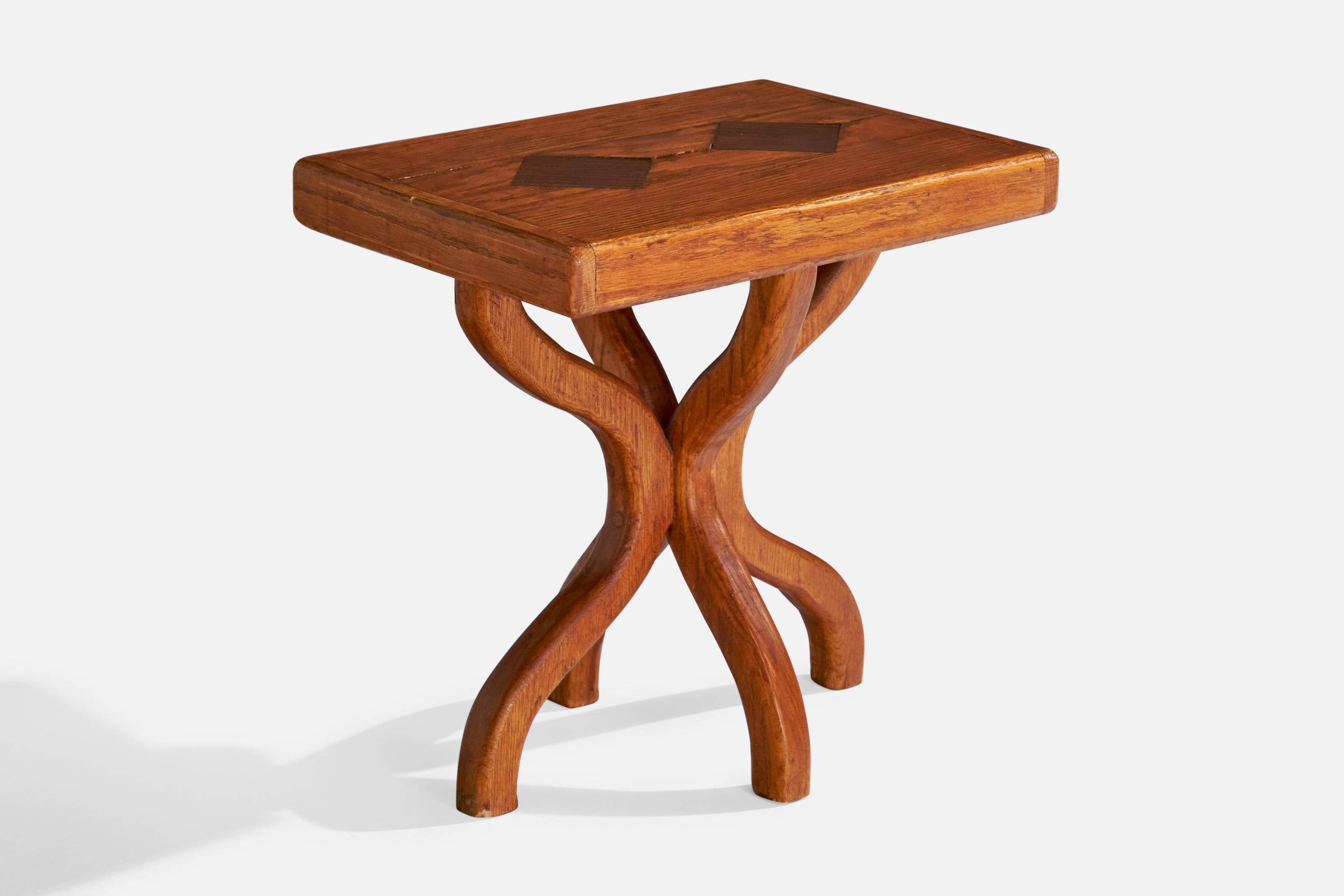 Designer americano, Tavolini, Oak, USA, anni '40 4