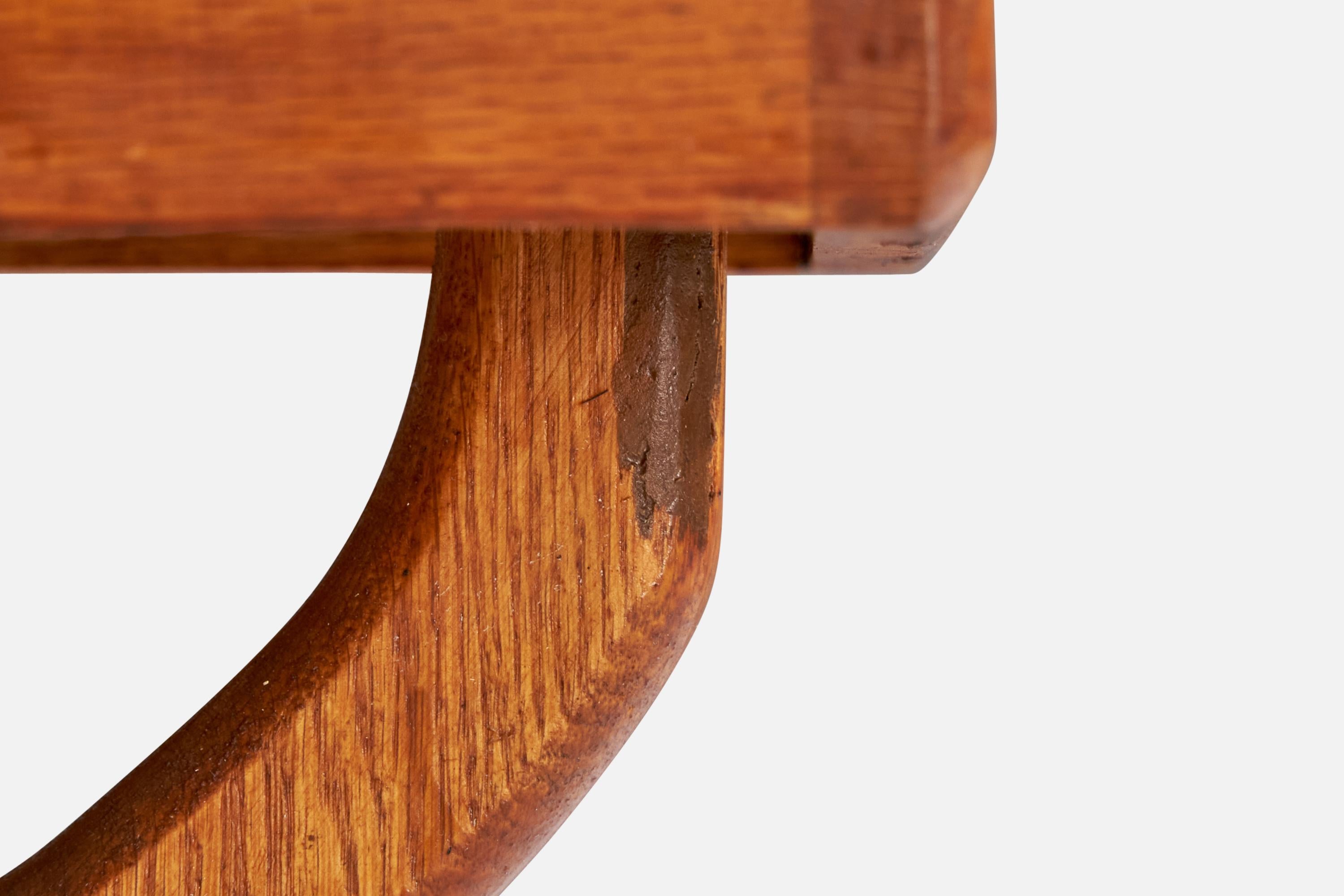Quercia Designer americano, Tavolini, Oak, USA, anni '40