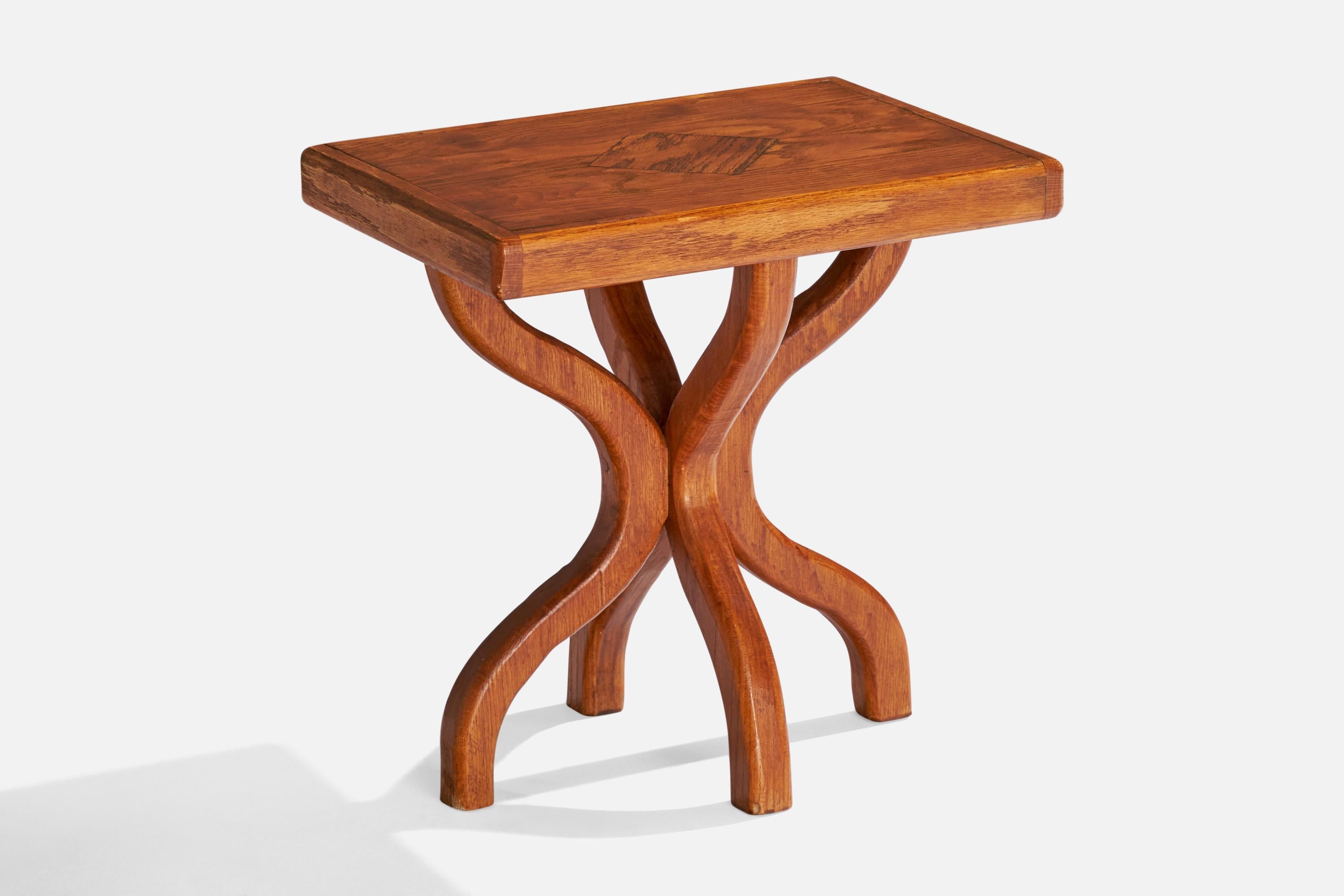 Designer americano, Tavolini, Oak, USA, anni '40 3