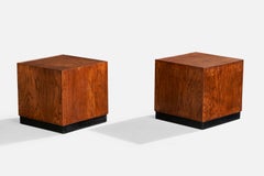 American Designer, End Tables, Oak, USA, 1950s