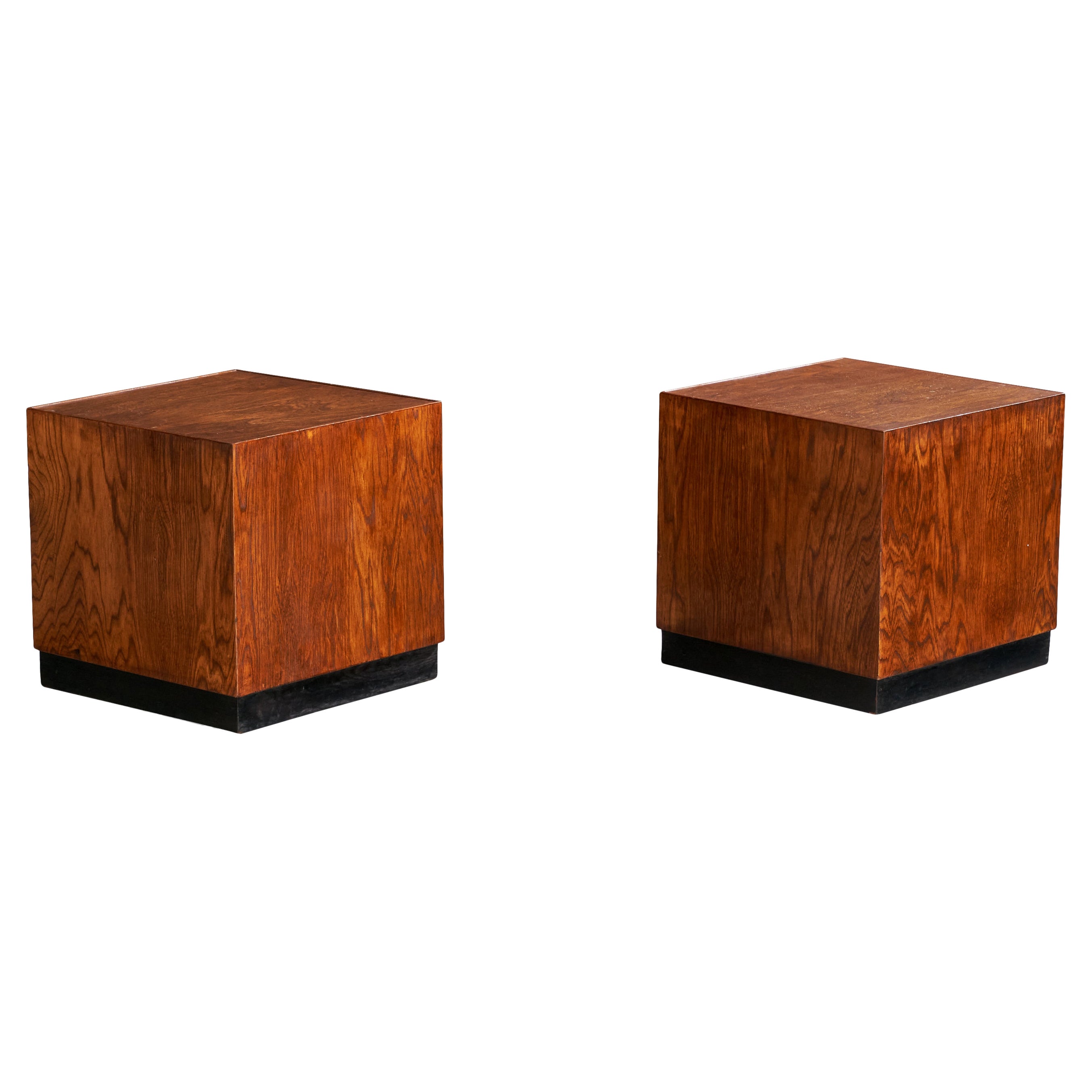 American Designer, End Tables, Oak, USA, 1950s