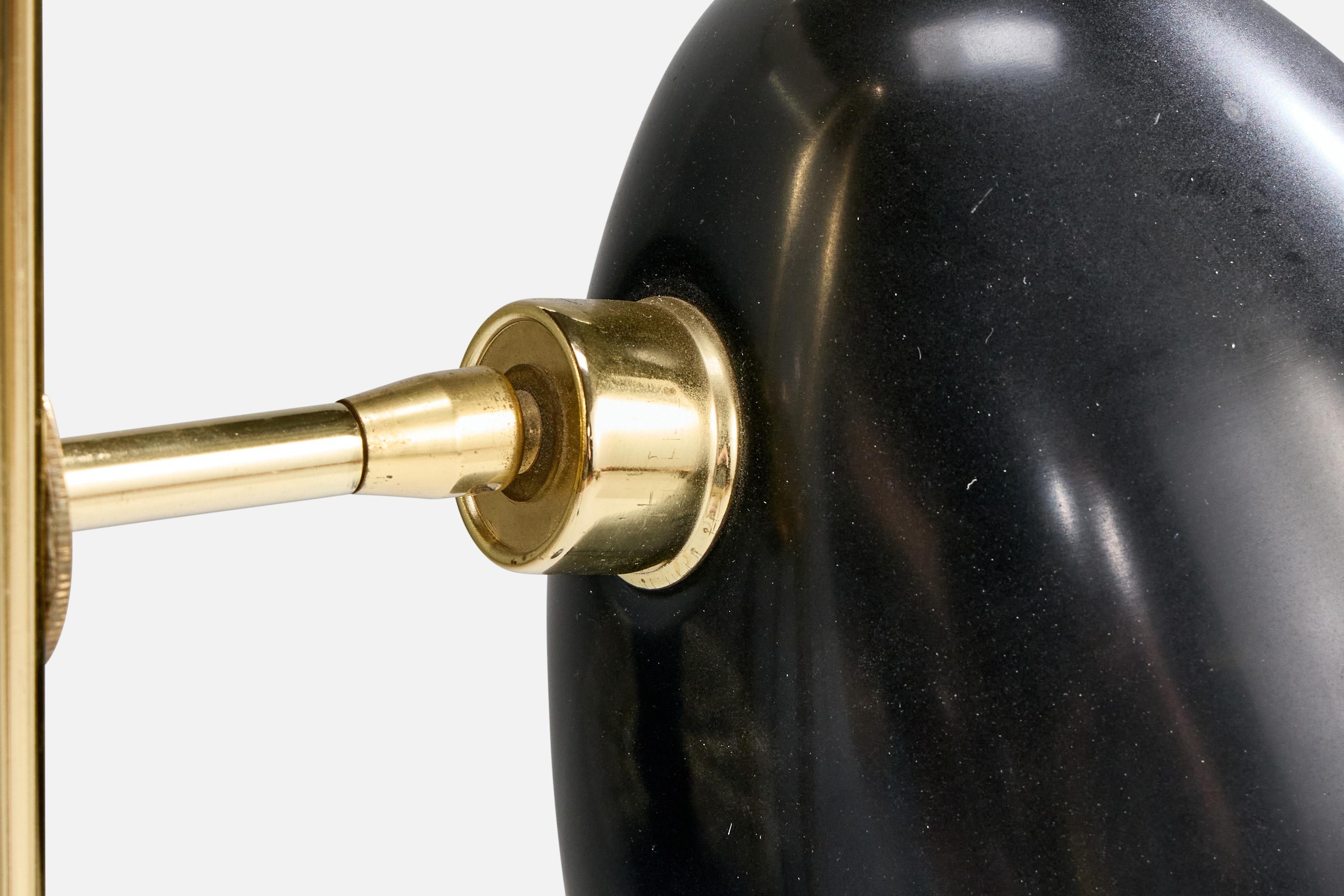 Amerikanische Designerin, Stehlampe, Messing, Metall, USA, 1950er Jahre im Angebot 2