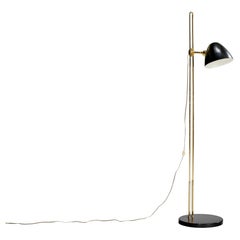 American Designer, Floor Lamp, Brass, Metal, USA, 1950s