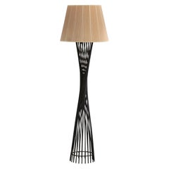 American Designer, Floor Lamp, Iron, Paper, USA, 1950s