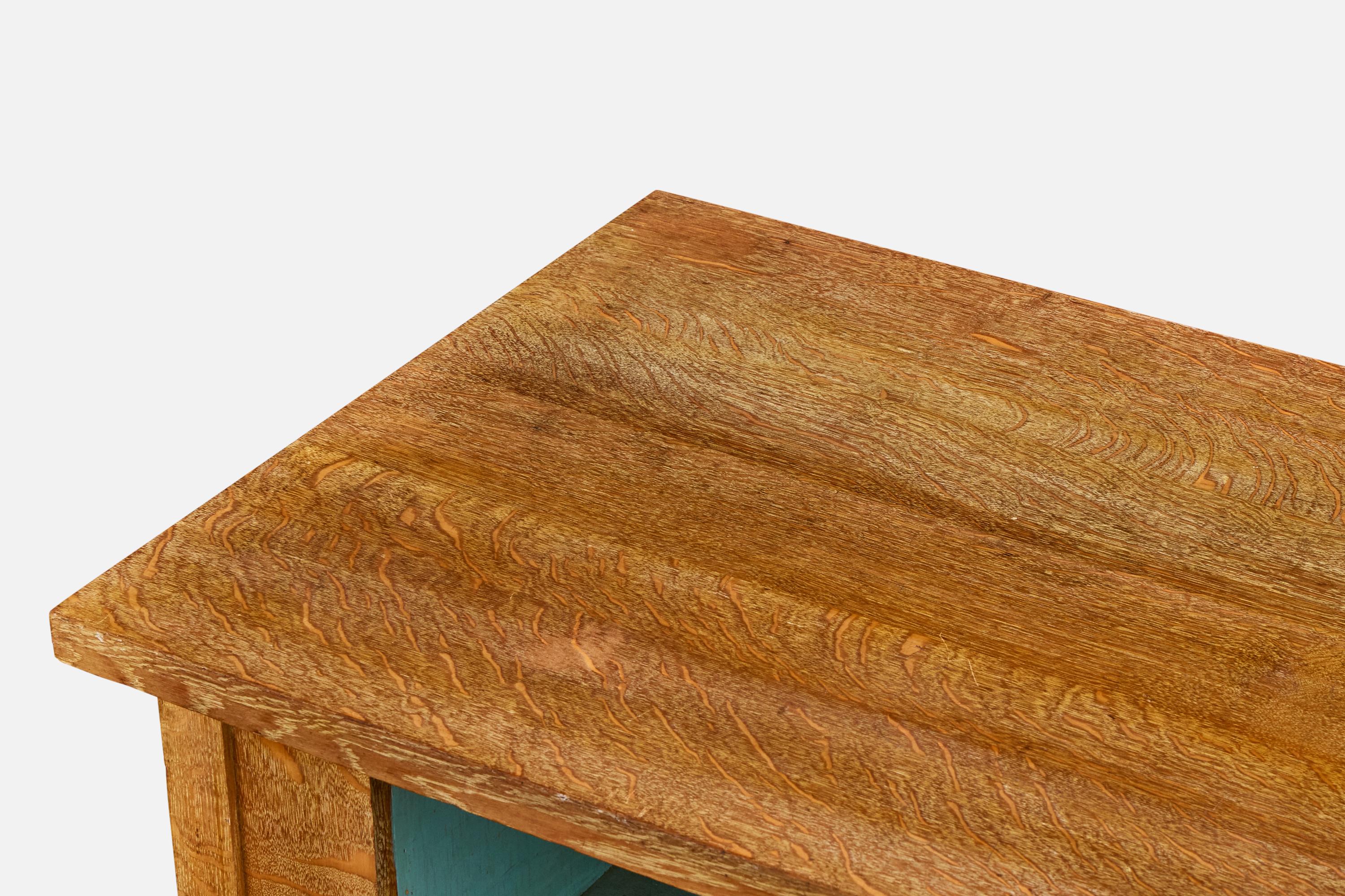American Designer, Library Table, Oak, USA, 1910s For Sale 6