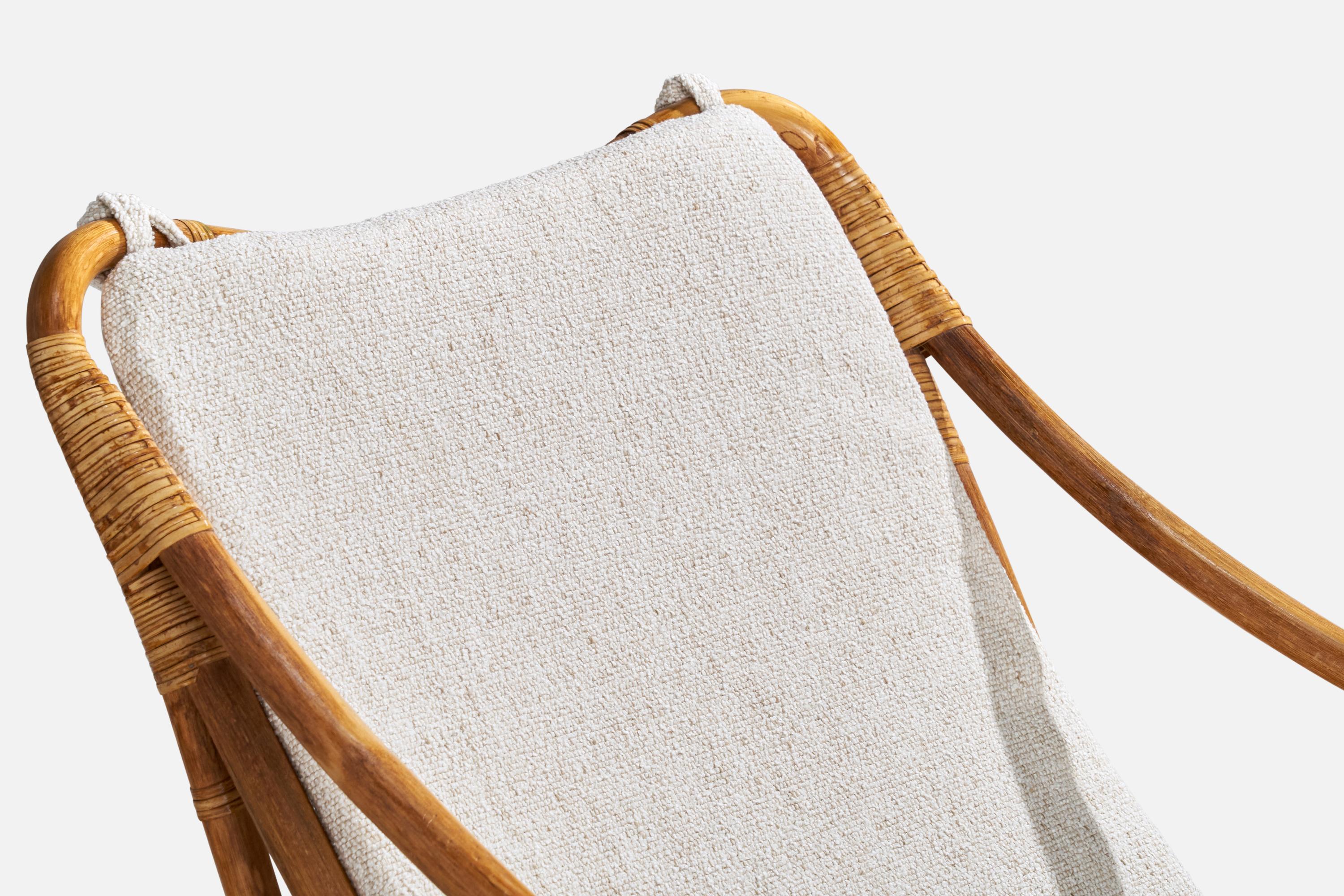 Design/One, chaises longues, bambou, rotin, tissu, USA, années 1950 4