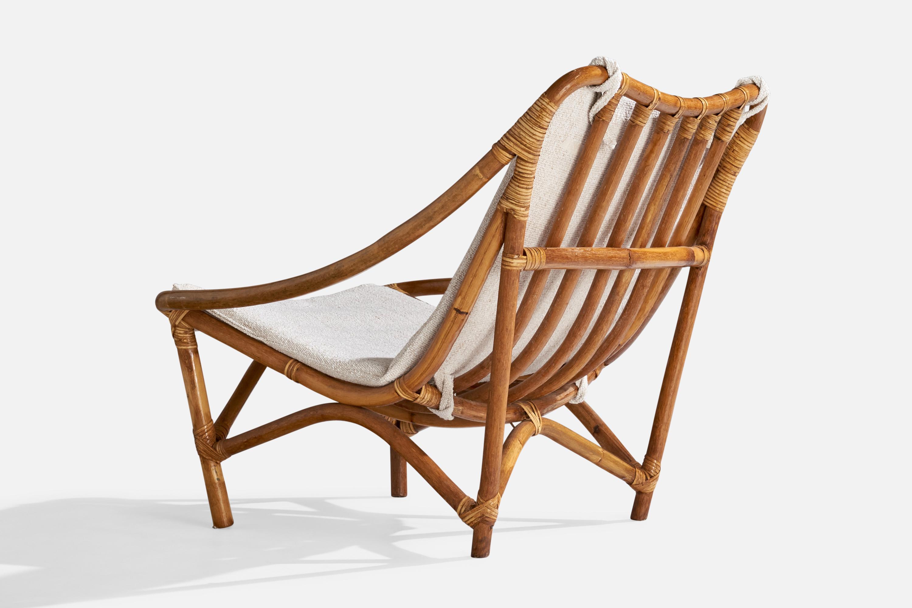 Design/One, chaises longues, bambou, rotin, tissu, USA, années 1950 2