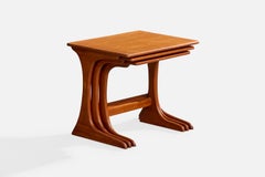 American Designer, Nesting Tables, Wood, USA, 1950s
