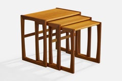 American Designer, Nesting Tables, Wood, USA, 1950s