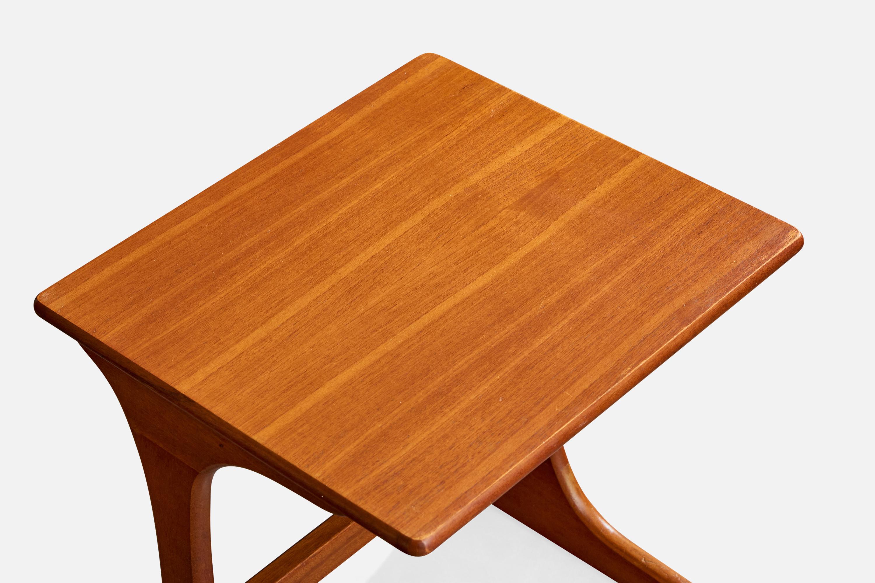 Mid-20th Century American Designer, Nesting Tables, Wood, USA, 1950s For Sale