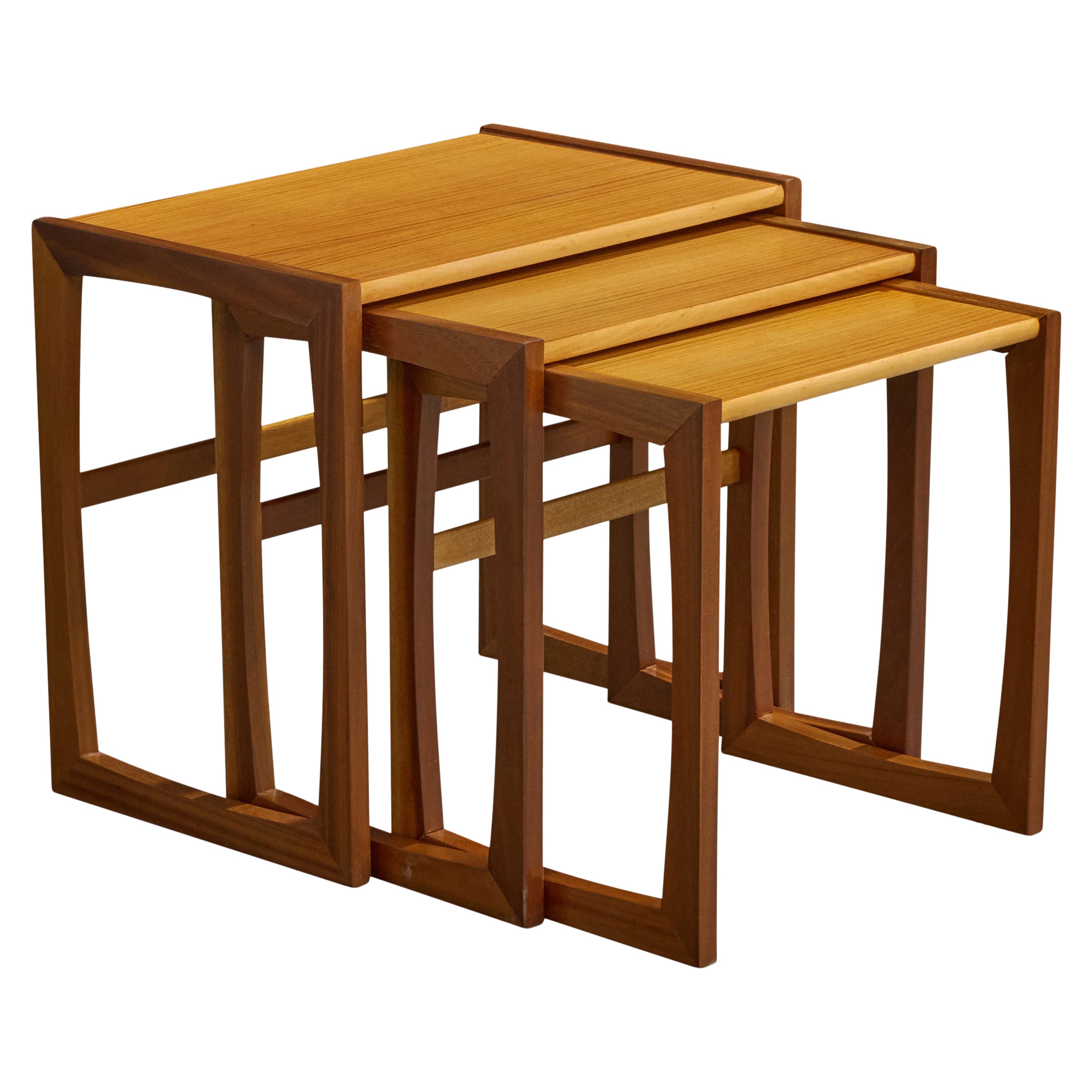 American Designer, Nesting Tables, Wood, USA, 1950s