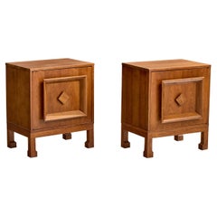 Designer americano, Comodini, Noce, USA, anni '50