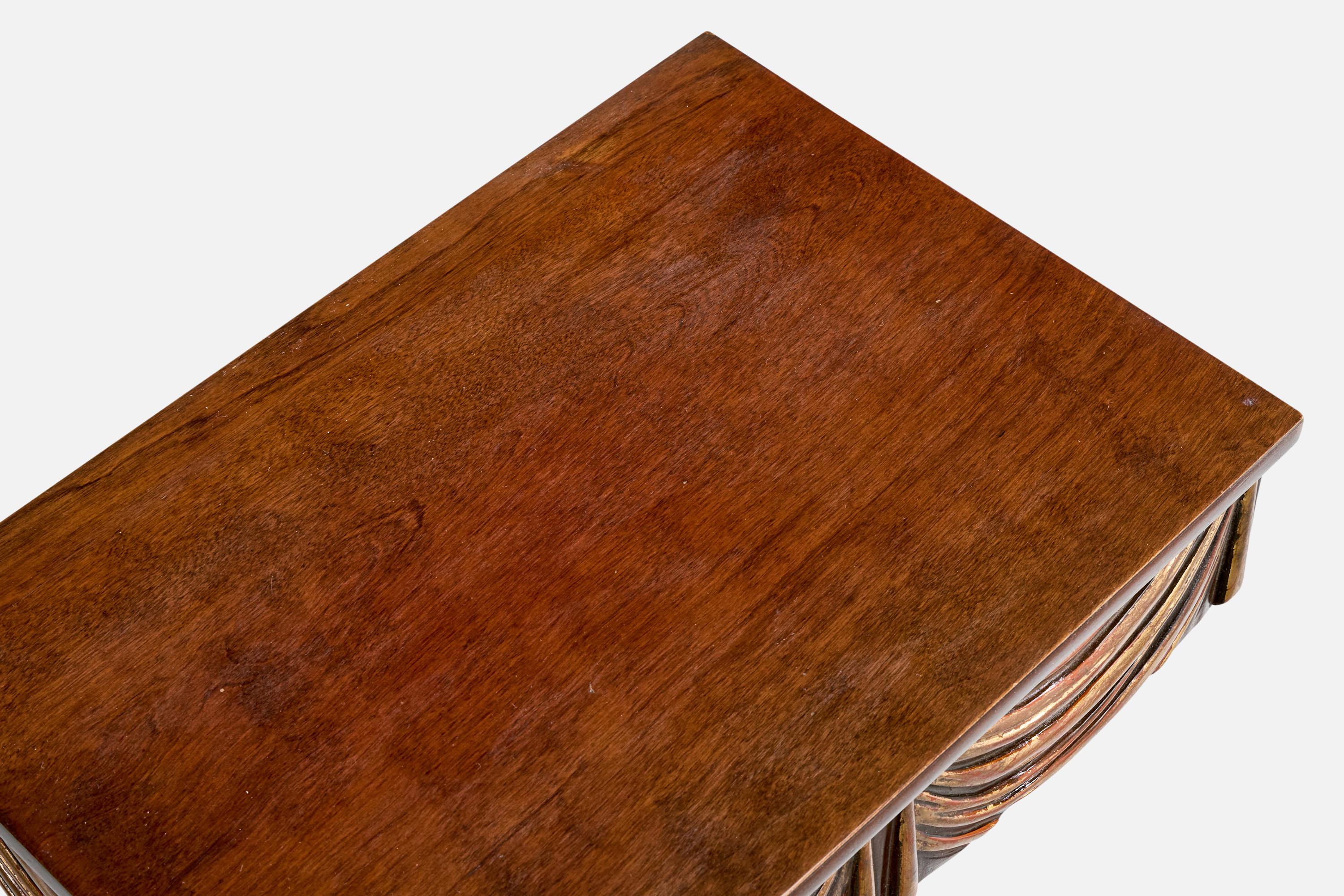 Designer américain, Tables de nuit, Wood, USA, années 1940 en vente 3