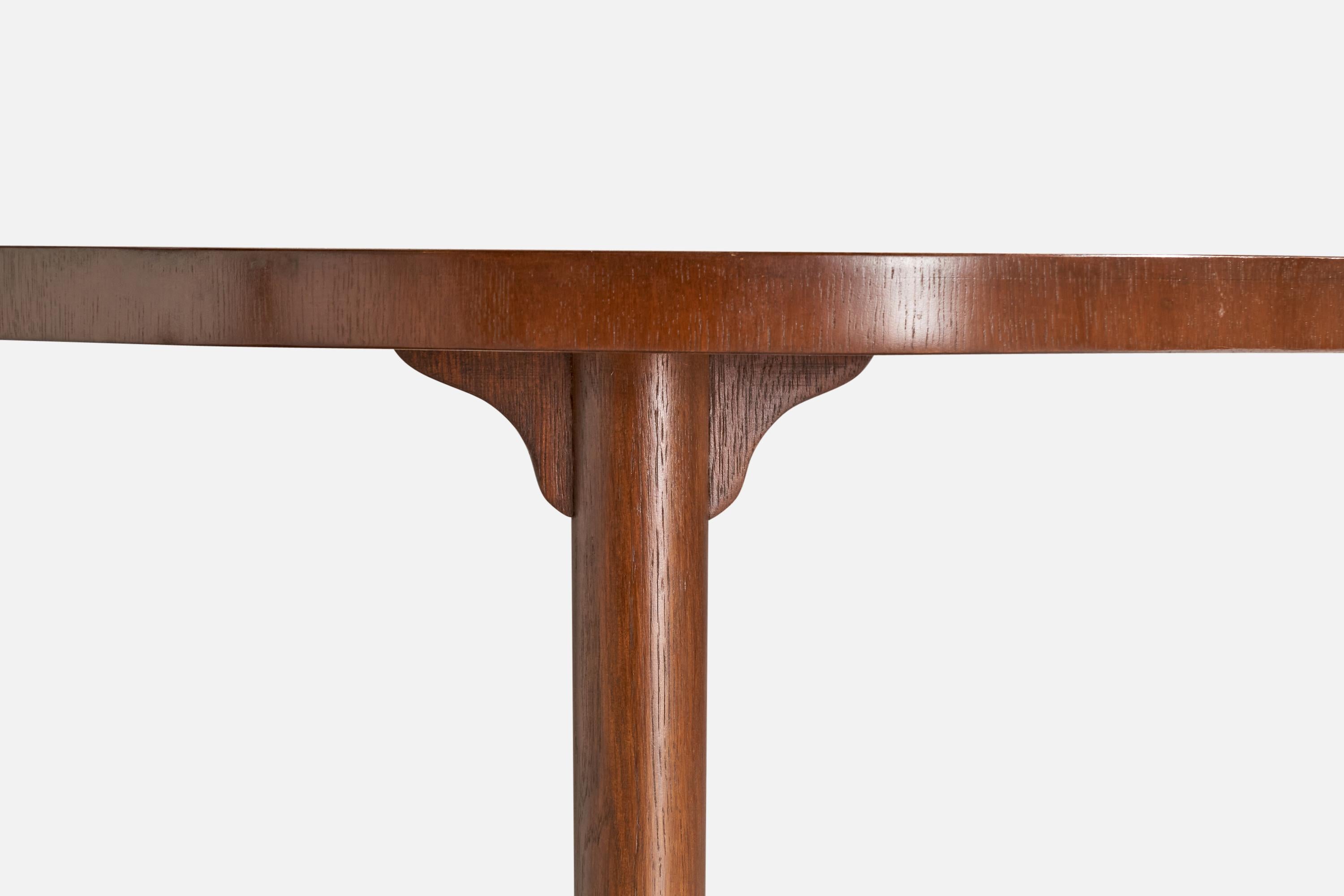 Designer américain, table basse organique, noyer, Oak, États-Unis, années 1960 Bon état - En vente à High Point, NC