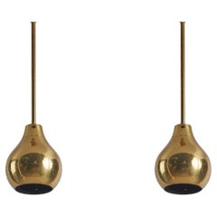 American Designer, Pendants, Brass, USA, 1950s