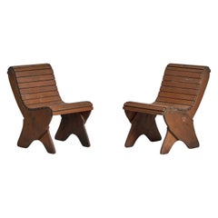 American Designer, Side Chairs, Wood, USA, 1940s
