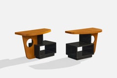 American Designer, Side Tables, Maple, USA, 1950s