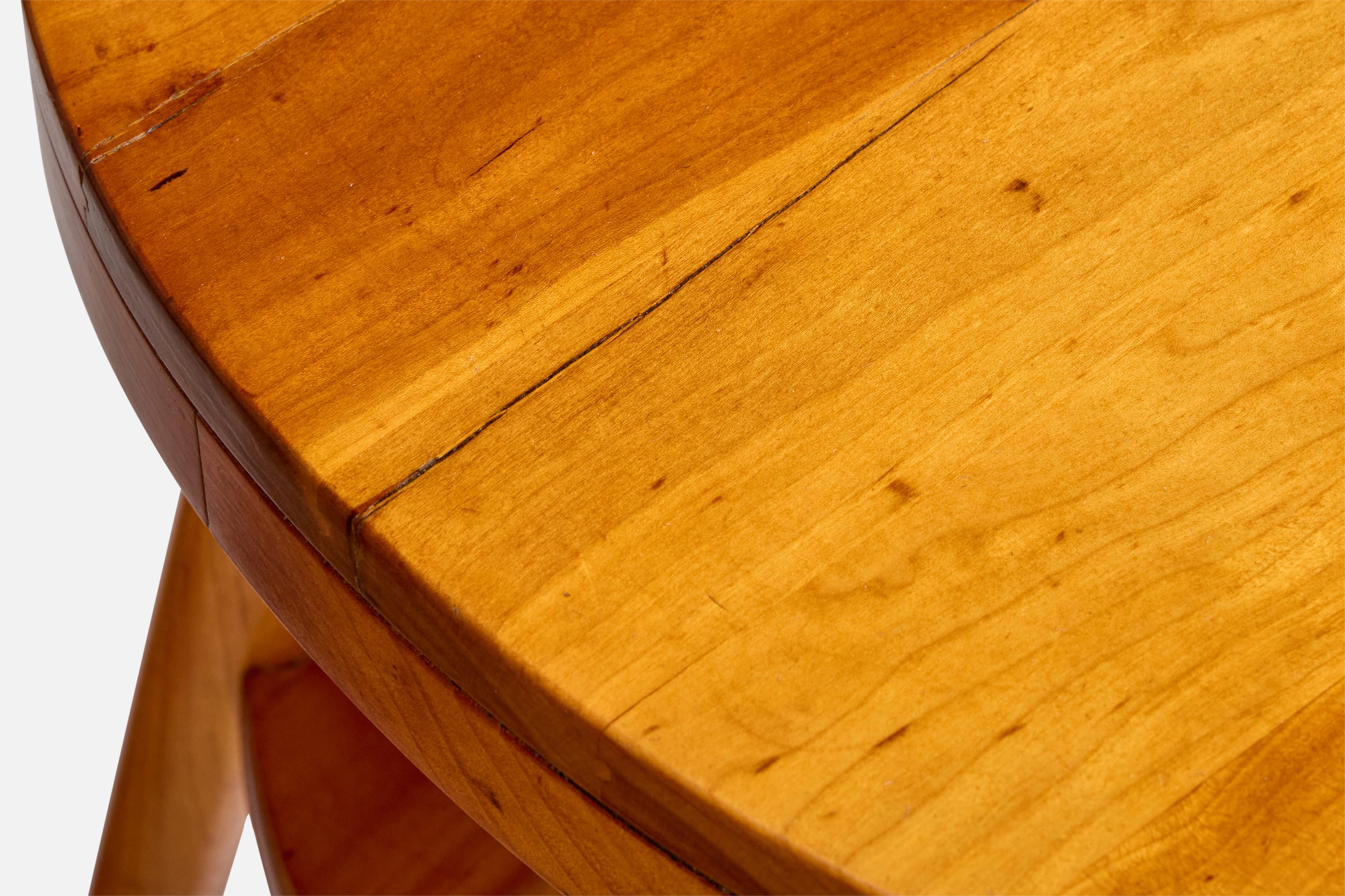 American Designer, Side Tables, Maple, USA, 1950s For Sale 4