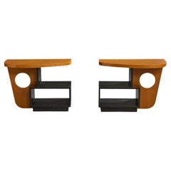 American Designer, Side Tables, Maple, USA, 1950s