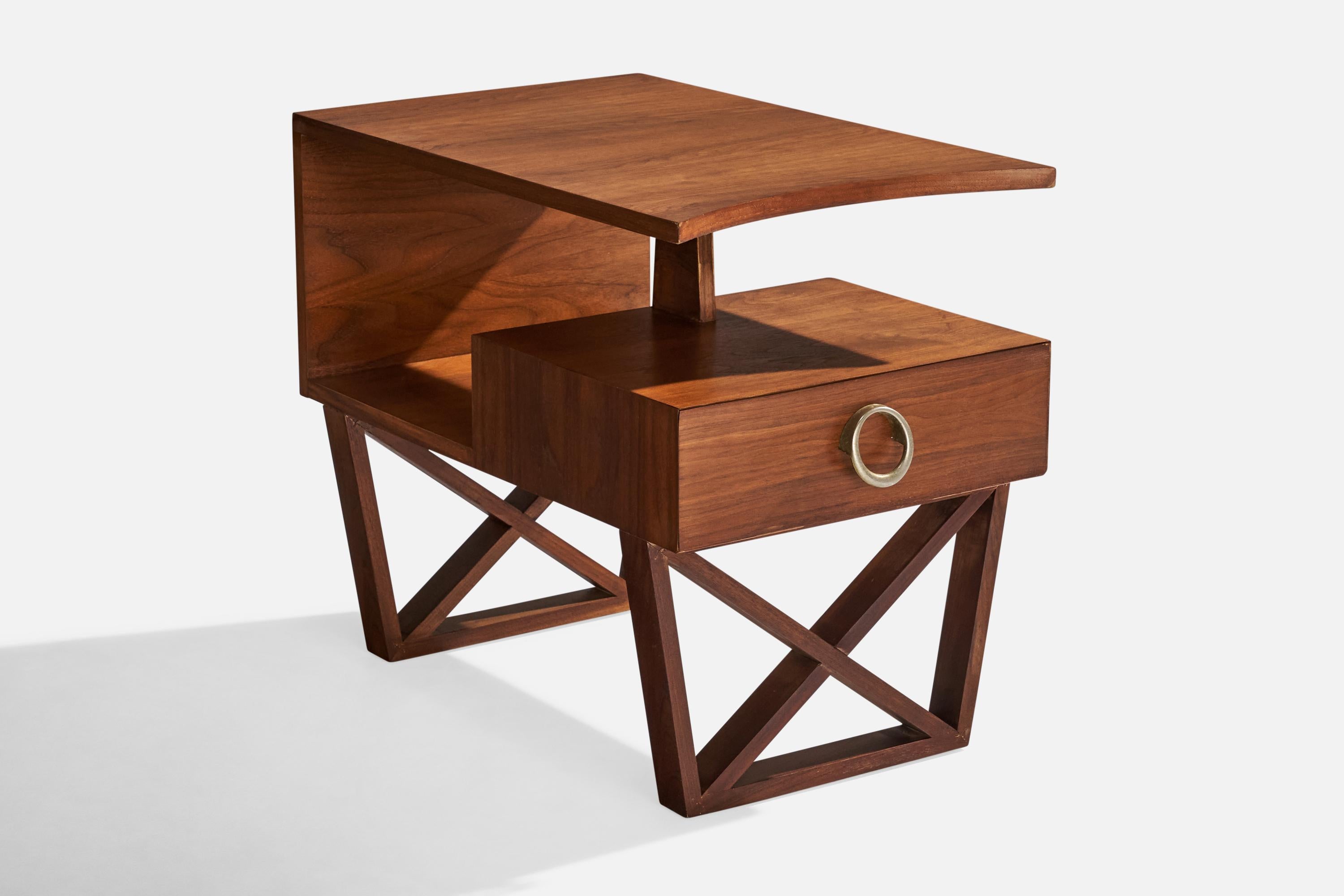 Americano Designer americano, Tavolini, Oak, Metallo, USA, anni '40 in vendita