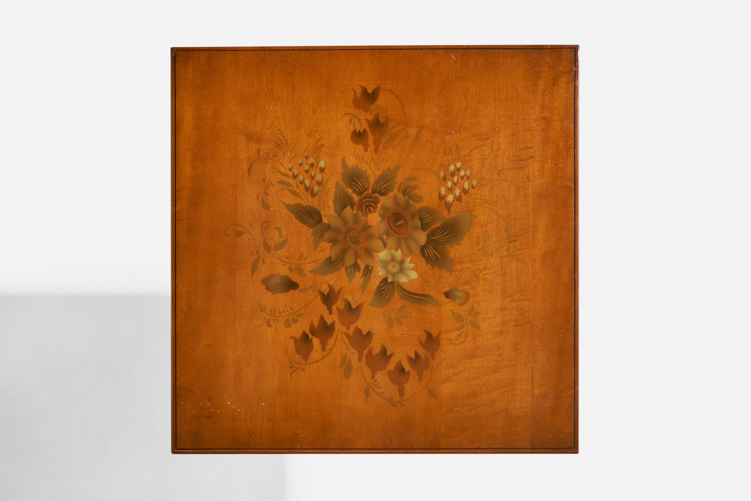 American Designer, Side Tables, Wood, USA, 1940s For Sale 7
