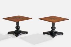 American Designer, Side Tables, Wood, USA, 1940s