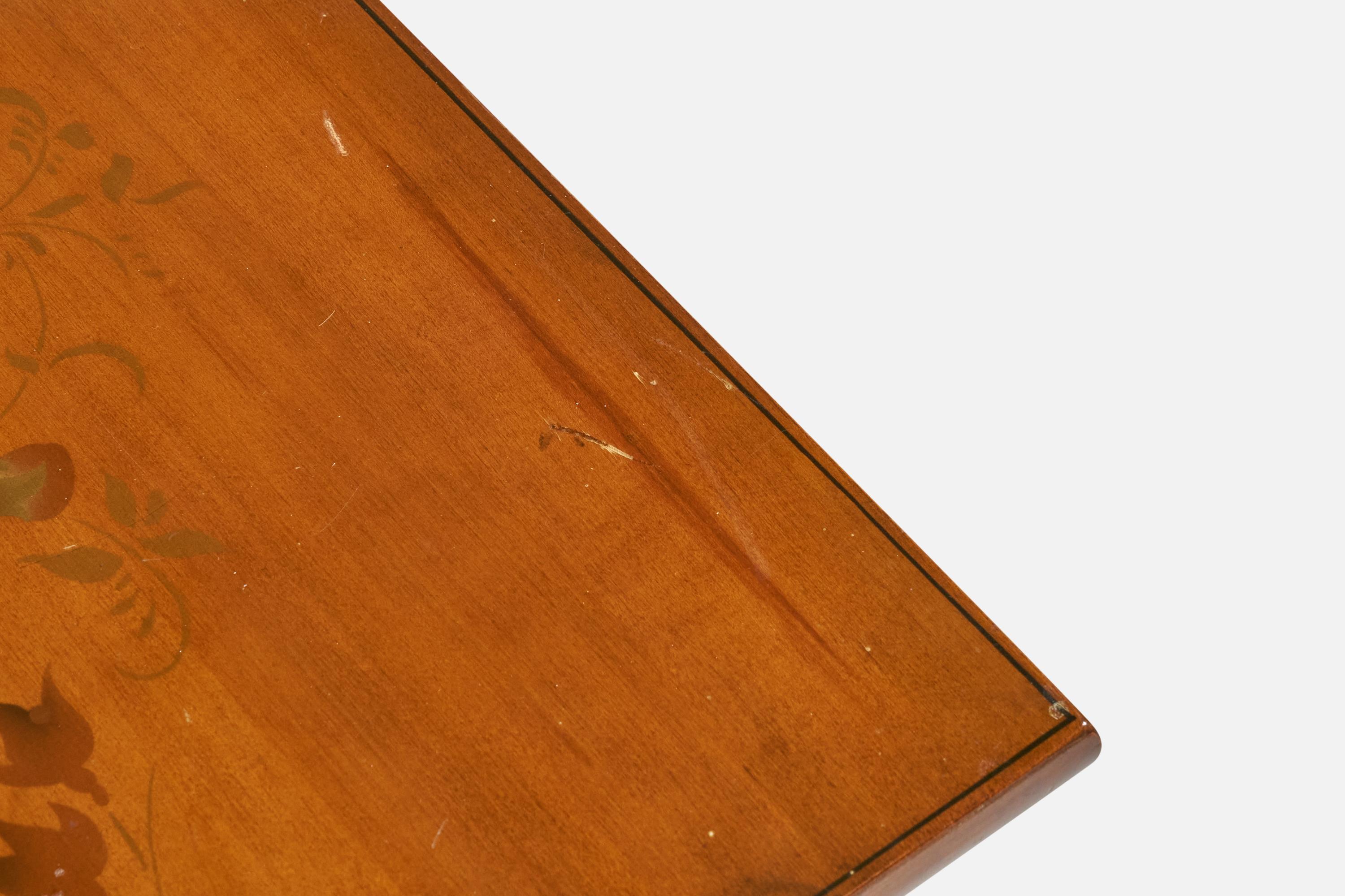 American Designer, Side Tables, Wood, USA, 1940s In Good Condition For Sale In High Point, NC