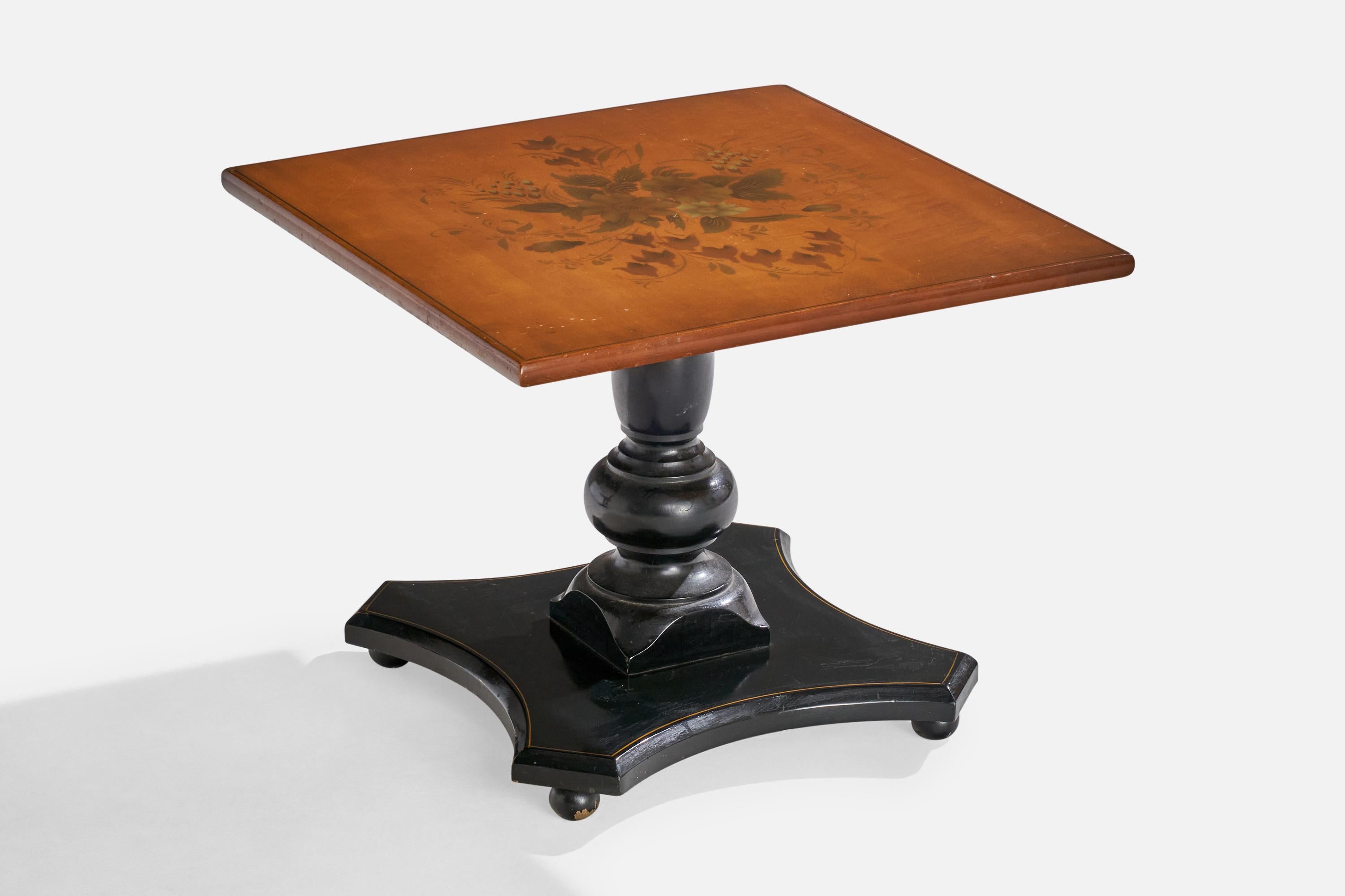 American Designer, Side Tables, Wood, USA, 1940s For Sale 2