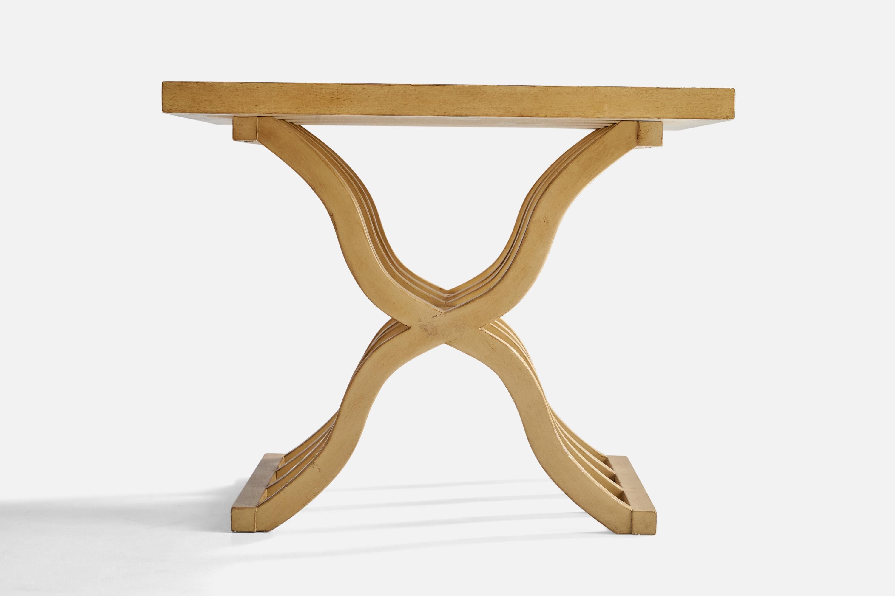 American Designer, Side Tables, Wood, USA, 1980 For Sale 2