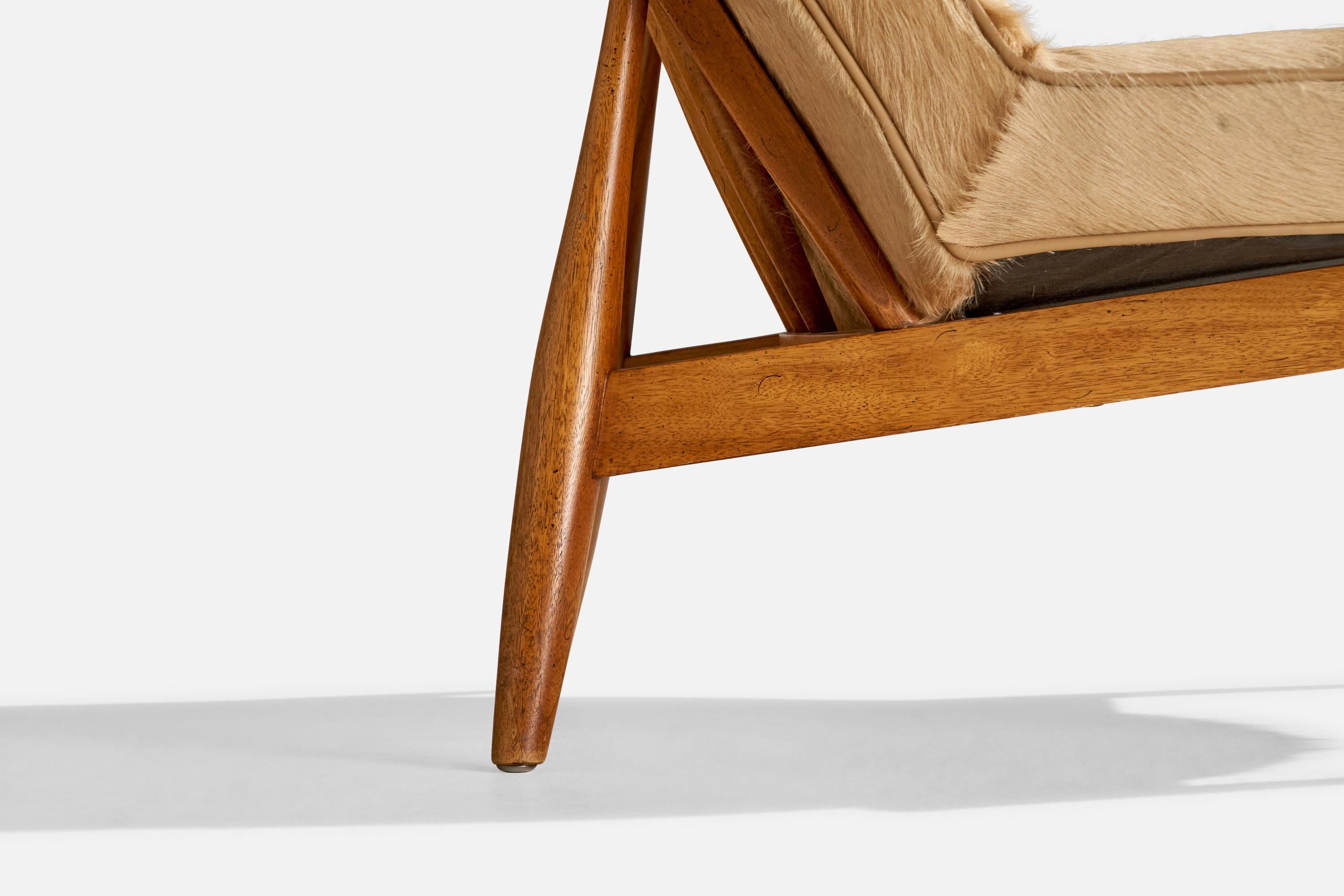 Design/One, Oak, Peau de Poney, USA, années 1950 en vente 3