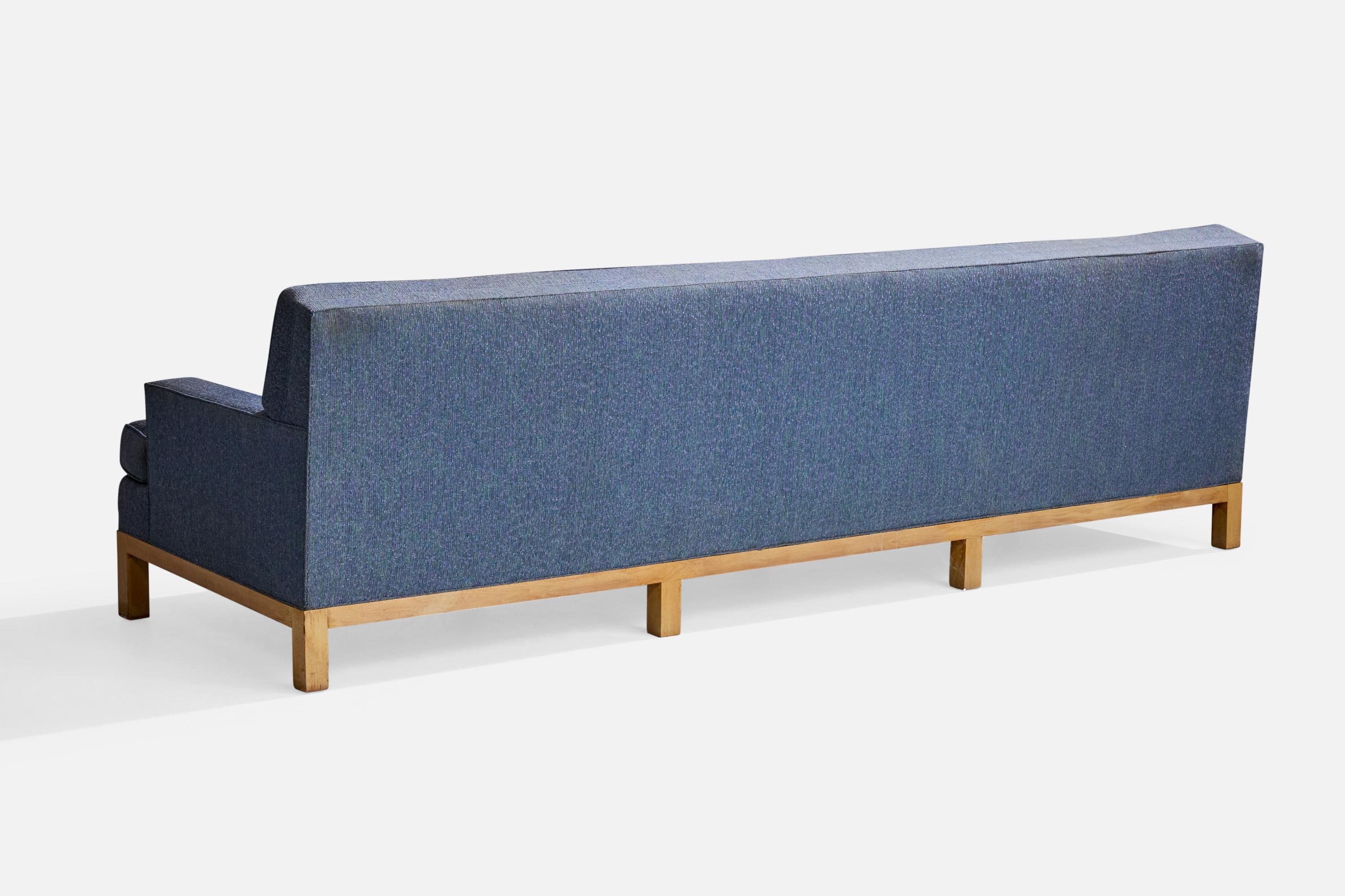Diseñador americano, Sofá, Tela, Madera, EEUU, Años 50 Estadounidense en venta