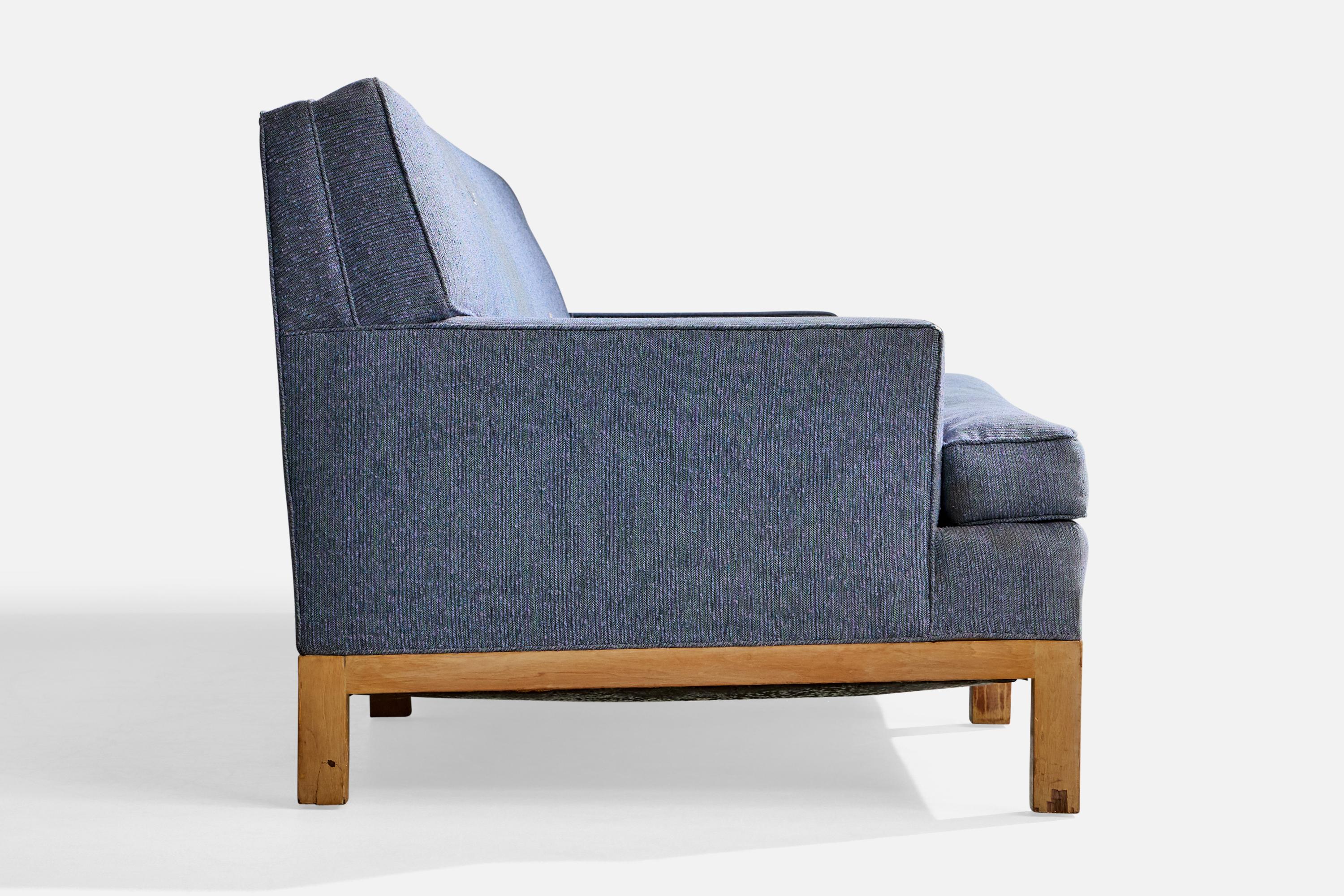 Diseñador americano, Sofá, Tela, Madera, EEUU, Años 50 mediados del siglo XX en venta