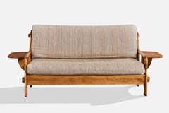 Divano di design americano, Wood, Fabrice, USA, anni '50