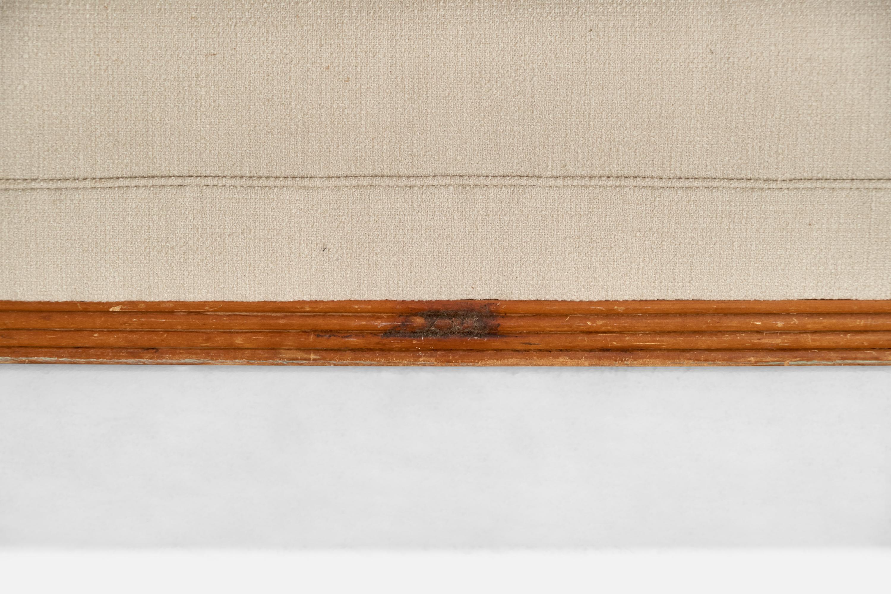 American Designer, Sofa, Wood, Fabric, USA, 1950s en vente 2