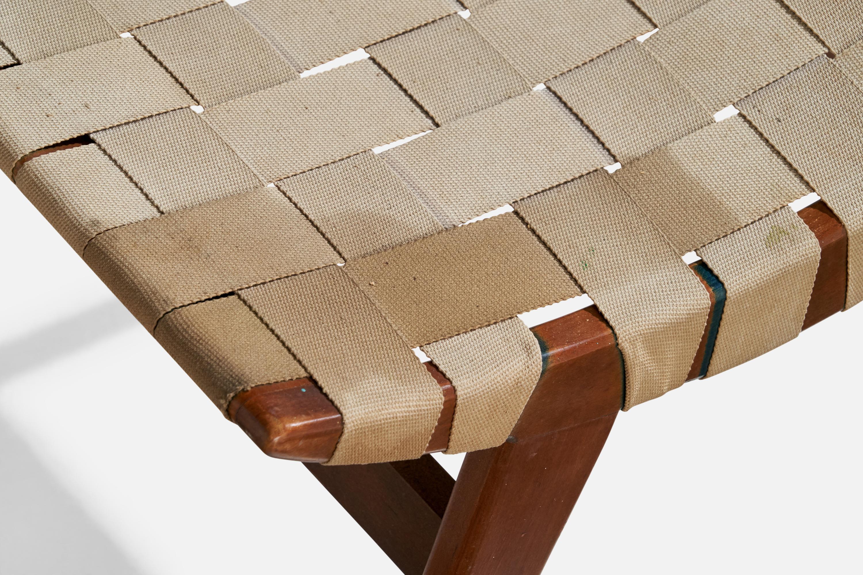 Design/One, Tabouret, Wood, Fabrice, USA, années 1950 en vente 3