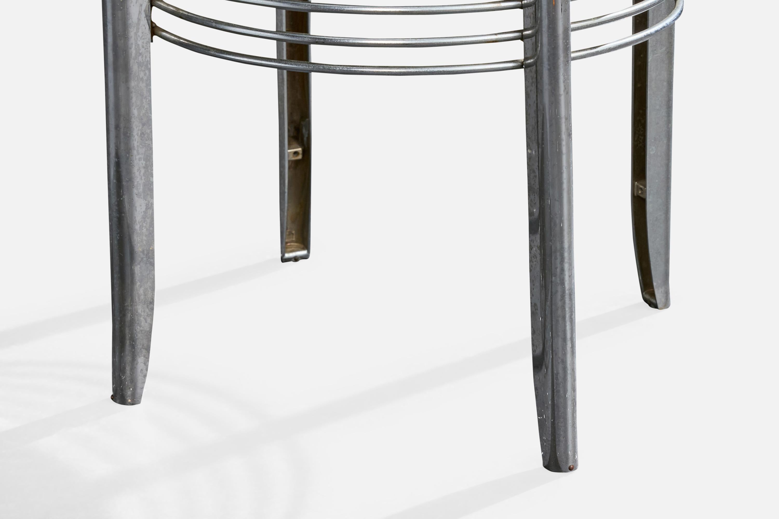 American Designer, Taburetes, Cromo, Terciopelo, EE.UU., Década de 1970 en venta 5