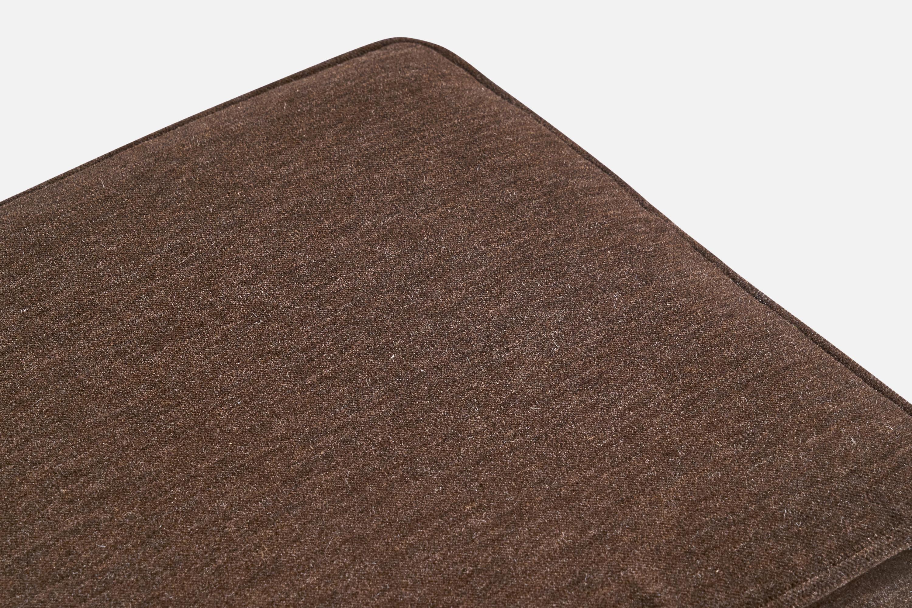 Tabourets, pin, laiton, mohair, États-Unis, années 1980 en vente 9