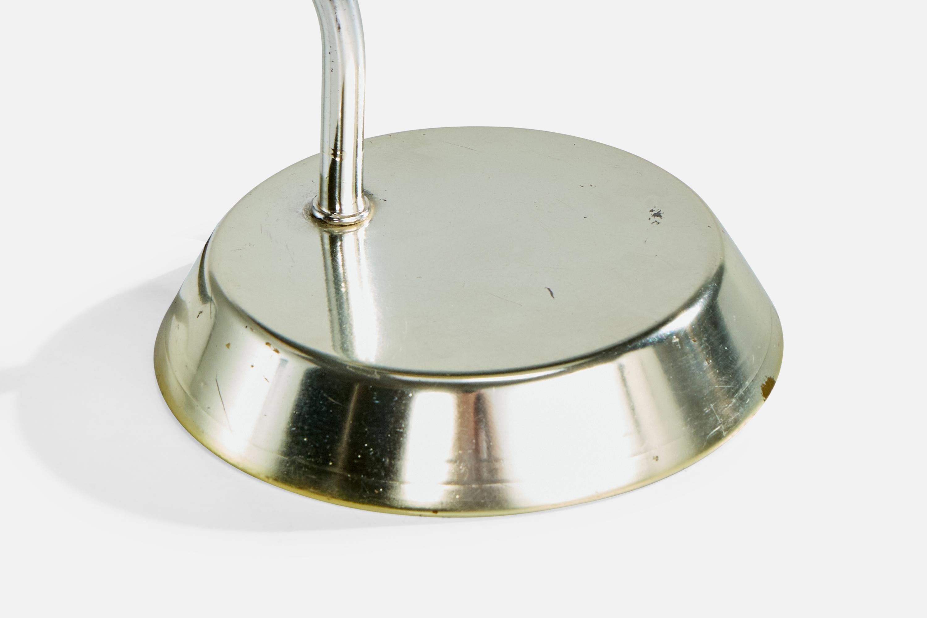 Designer américain, lampe de table, laiton, métal, États-Unis, années 1950 en vente 2