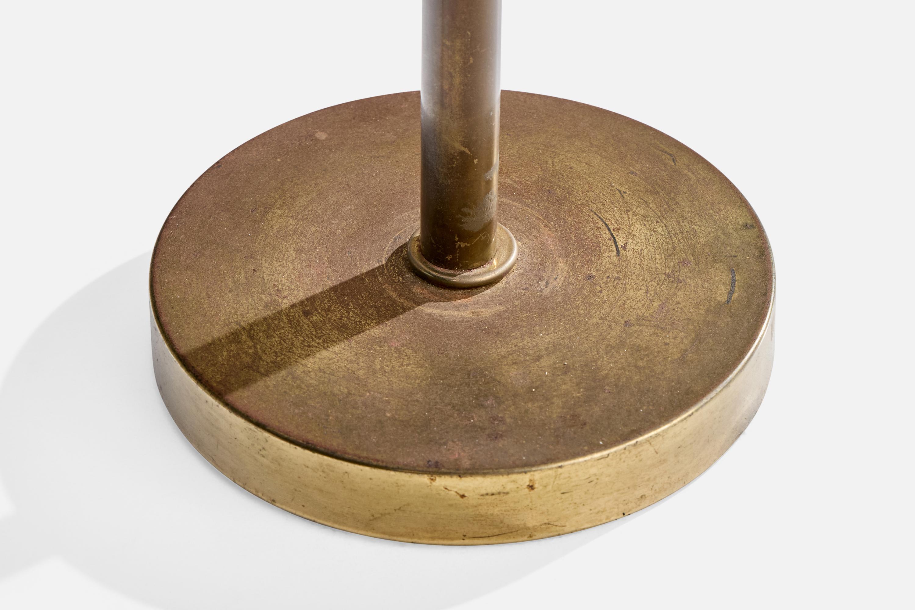 American Designer, Table Lamp, Brass, USA, 1930s For Sale 5