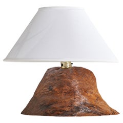 Lampada da tavolo di design americano, radica, USA, anni '50