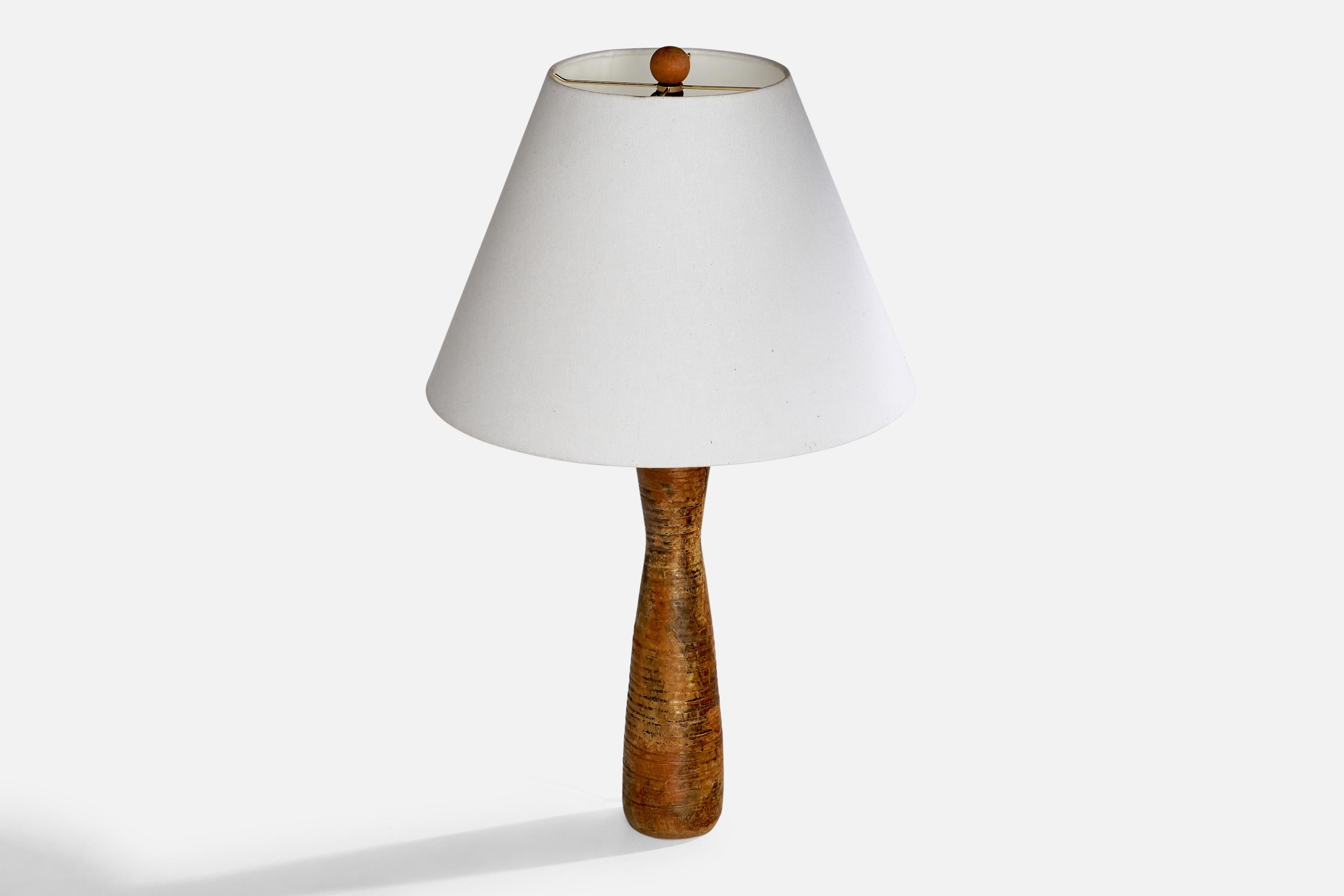 Américain Designer américain, lampe de table, céramique, États-Unis, années 1950 en vente