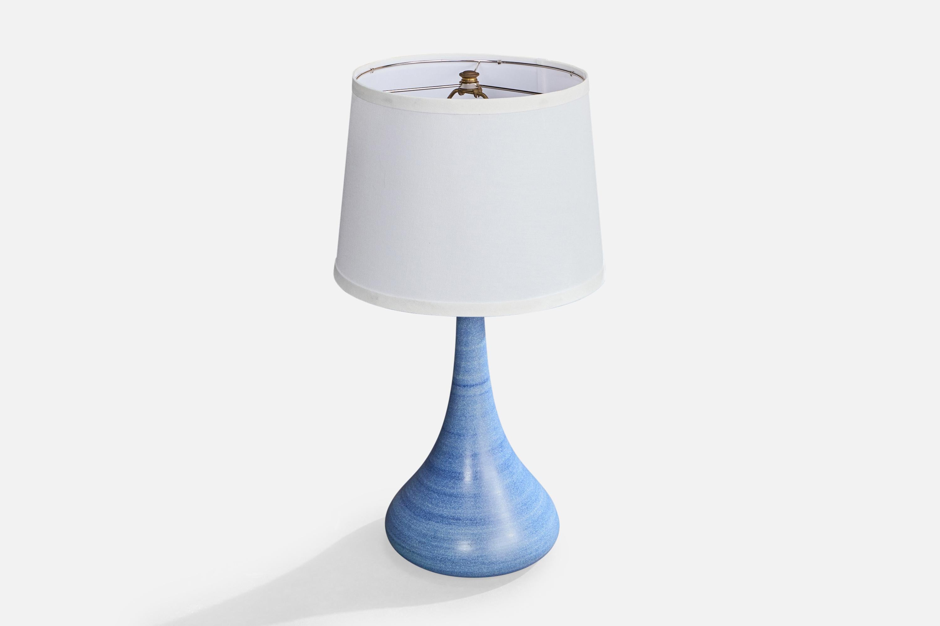 North American American Designer, Table Lamp, Ceramic, USA, 1992 For Sale